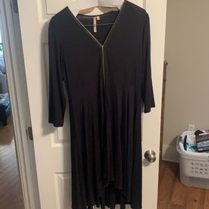 Black soft T-shirt material